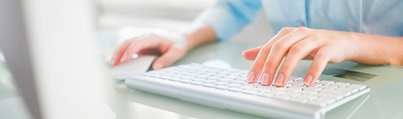 Fingers on a Keyboard